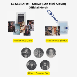 LE SSERAFIM - CRAZY [4th Mini Album] Official Merch