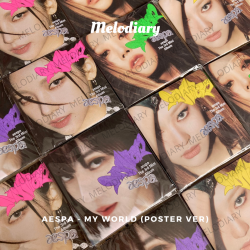 AESPA - MY WORLD (Poster Ver.) 3rd Mini Album (Random Ver.)
