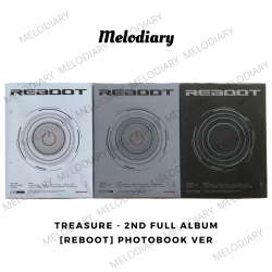 TREASURE - REBOOT [PHOTOBOOK VER.] 2ND FULL ALBUM  (Random version)