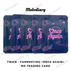 TWICE - FANMEETING <ONCE AGAIN> MD TRADING CARD